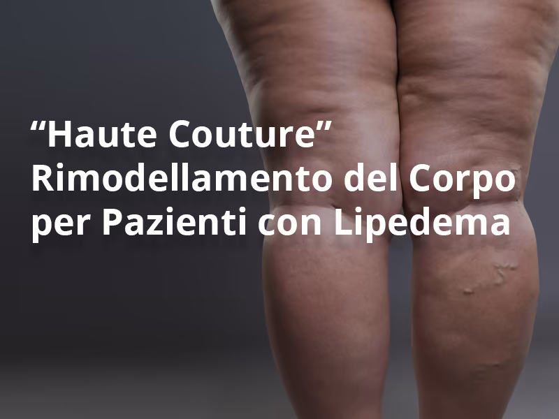 “Haute Couture” Rimodellamento del Corpo per Pazienti con Lipedema